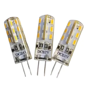 12V 24V 2W G4 LED Bulb Dimmable 2700K 3000K 3500K 4000K 6000K RoHS Certified Warm White Replacement Bulb
