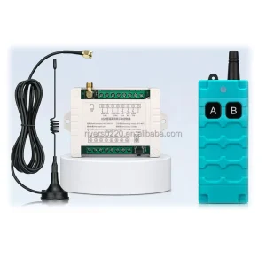 12V/24V/36V 2-Channel 10A DC Motor Wireless Remote Control Switch for Pump and Linear Actuator Forward/Reverse