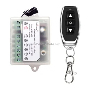 12V/24V/36V Wireless RF DC Motor Controller with Forward/Reverse Rotation and Limit Function