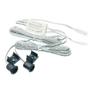 12V/24V Dual-Door Inductive Switch for Wardrobe and Cabinet Lights, Touch-Activated ABS and Copper