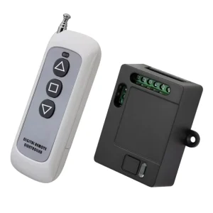 12V 24V Dual Wireless Remote Switch DC with Resistance Stop Two Way Forward and Reverse Remote Control Switch
