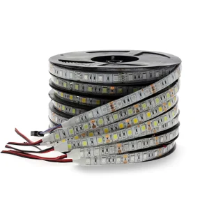 12V 24V LED Strip 5050SMD 60LEDs m Flexible LED Light Strip 5m Roll White Red Blue Pink Green Waterproof Led Lights Stripe