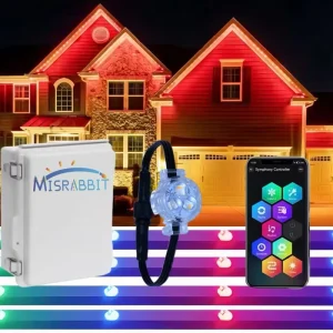 12V 2700 6000K Smart App PC+PVC Track Lights IP68 LED Customizable Permanent Outdoor Lighting Commercial