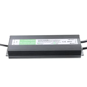 12V 300W IP67 Dual Output SMPS Switching LED Strip Light Power Supply Transformer