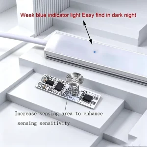 12V 36W IP11 Dimmable Touch Sensor PIR Motion Switch for LED Strip and Kitchen Cabinet Lights