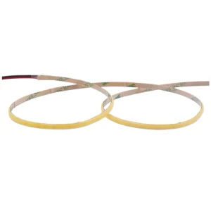 12V 3mm COB LED Strip Light 400 LEDs Dotless Warm White for Aluminum and Plastic Profiles