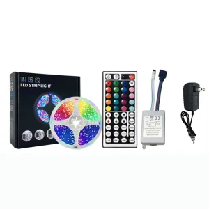 12V 5050 RGB LED Strip 54LEDs/m IP65 Waterproof Music Sync Remote-Controlled Dimmable