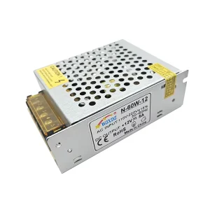 12V 5A 60W LED Driver 110-220V IP20 Indoor Single-Output AC-DC Power Supply