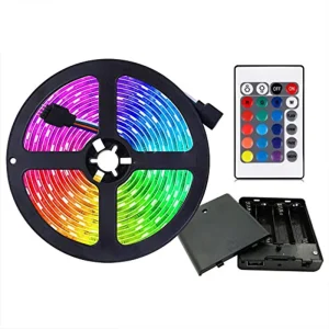 12V App or WiFi Remote-Controlled 5050 2835 RGB COB Smart LED Strip Light