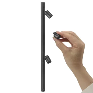 12V DC Track Light System with Adjustable Spotlights and Linear Modules for RV, Campervan, Marine, and Cabin Lighting