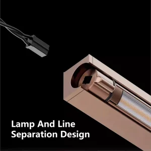 12V LED Cabinet Light Bar Surface Mounted Rotatable Adjustable Angle Dimmable Wardrobe Wine Cabinet
