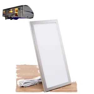 12V LED Camper Cabinet Light 3500K Warm White Touch Control Wall-Mounted Light Gray CRI 90
