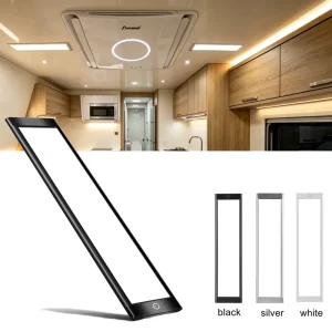 12V LED Interior RV Ceiling Lights Dimmable Touch Control Boat Dome Lamp for Caravan Camper Van Motorhome Yacht Cabin Lighting