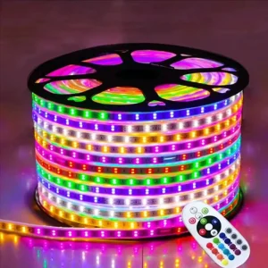 12V Remote-Controlled Flexible SMD5050 SMD2835 RGB LED Strip Light 3mm 6mm 10mm 12mm