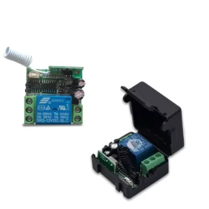 12V Single-Channel Wireless Remote Control Switch for LED Lighting and Electronic Control Lock 433MHz