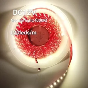 12V Smart Lighting LED Strip 120LEDs M 3 Colours CCT SMD 2835 Flexible White Addressable LED Backlight Strip Light 1m Controller