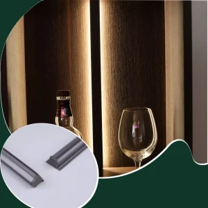 12V Surface-Mounted LED Cabinet Light for Wine Cabinets, Bookshelves, and Display Cases, YB1033-22