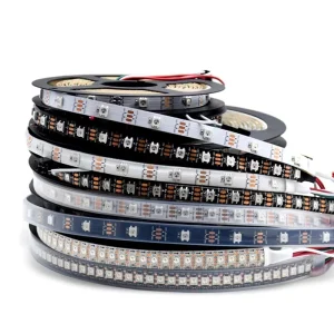 12V WS2811 Individually Addressable Pixel Strip 30/60LEDs/m RGBIC Flexible LED Light for Smart Home