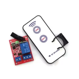 12V Wireless Module with 2-Key RF Wireless Remote Control 433MHz Remote Control Switch