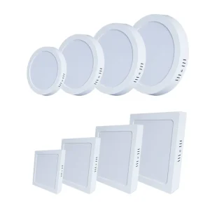 12W 18W 24W 36W Surface-Mounted Indoor Round or Square LED Panel Light