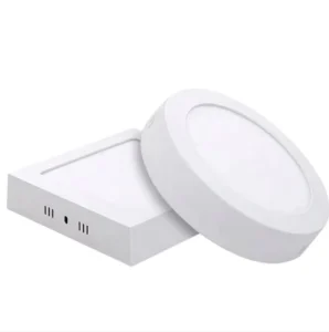 12W 18W 24W 40W Slim Surface Mount Round LED Panel Light with Plastic Housing