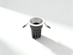 12W/18W Adjustable Aluminum LED Downlight, IP44, 4000K, Recessed