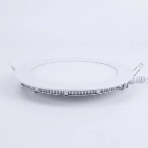 12W Aluminum Plate Recessed SMD2835 Round LED Panel Light AC220-240V 170mm Cutout 150mm