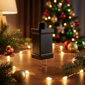 12W Waterproof IP44 AC-DC LED Driver Plug-In Adapter for Christmas Light Strip Low-Voltage Transformer Eastern Decor