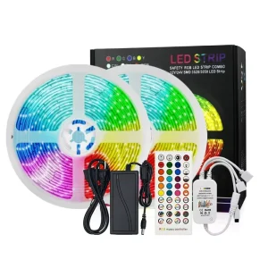 12v RGB Smart Music Sync APP Remote Control 5050 RGB Led Light Strip for Party Room Decoration