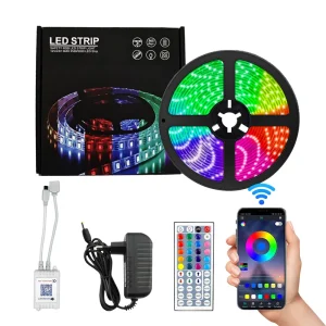 12v SMD 5050 RGB LED Strip 44 Key for Controller Indoor Lighting Backlight Flexible LED Smart Lighting Smart Strip