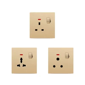 13A Double Pole Flame Retardant Smart Light Switch Socket General Standard Child Safety Door Panel