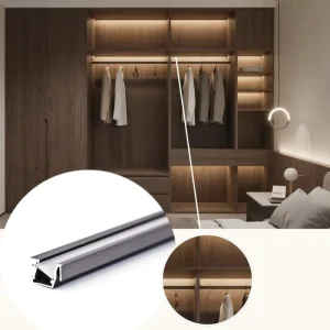 13mm Recessed LED Aluminum Profile Channel for Cabinet Shelf Furniture LED Strip Lighting YB1011-31