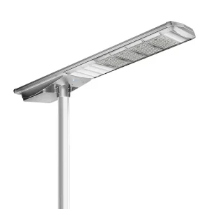 146W IP66 All in One LED Solar Street Light 6000K Daylight 50000 Hours Outdoor Waterproof CRI 80 160×70