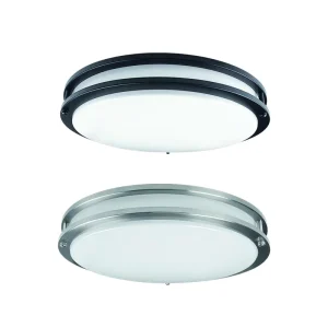 14W LED Double Ring Ceiling Light IP44 Iron Home Office Bedroom Hallway ETL cETL