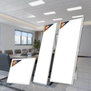 15-72W Power Selectable 2×4 Square CCT Flat Commercial Slim Recessed LED Panel Light 60×60 120×30 120×60