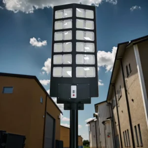1500W All in One Integrated Solar Street Light IP65 Waterproof Outdoor Lamp with ABS and PC Housing