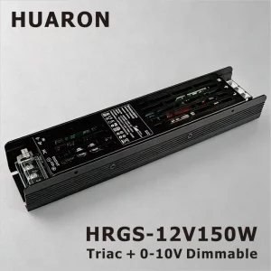 150W 12V 1-10V Triac Dimmable Anti-Misoperation LED Driver for Flicker-Free Office Panel Lights, IP20
