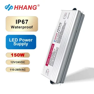 150W IP67 Waterproof LED Flood Light Driver AC to DC Switching Power Supply for Street Lighting
