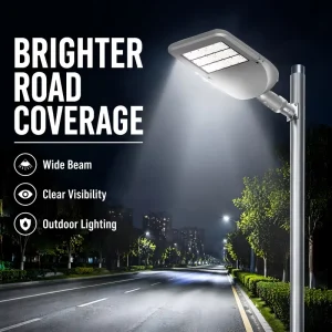 150W LED Street Light IP65 Smart Outdoor Road Lighting Photocell Motion Sensor Lamp