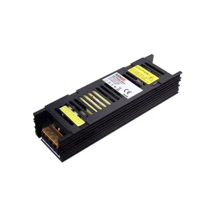 150W LED Strip Driver Constant-Current 5V/12V/24V AC/DC IP20 Indoor Slim Black SMPS Power Supply 20A Output 16A Input