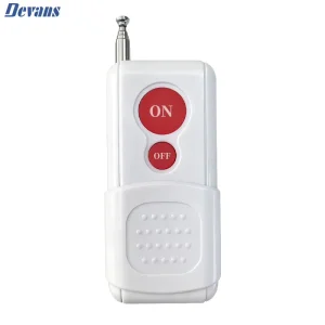 1527 Learning-Code RF Receiver 433MHz Wireless Remote Control Switch with 2 Buttons for Water Pumps, Motors, and Lamps