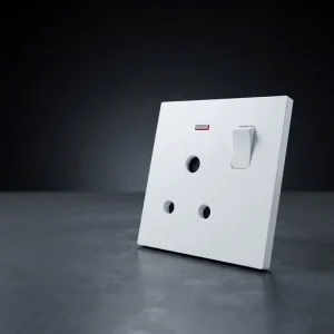 15A Switched Sockets Neon South Africa Standard Wall Light Control 86 Type PC Panel Indian Plugs