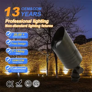 15W 18W IP65 Waterproof LED Ground Insert Light Aluminum Outdoor Garden Landscape Floor Lamp