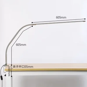 15W Brightness Arch Light for Nail Techs Nail Desk Lamp for Manicure Table Makeup Tattoo Salon Nail Tech Lamp