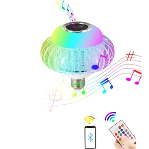 15W E27 Smart Wi-Fi LED Bulb with Remote Control and Music Mode