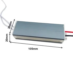 15W Outdoor LED Driver Supply AC/DC IP67 Waterproof Constant-Voltage 12V Single Output 1.25A Refrigerator LED Power Supply