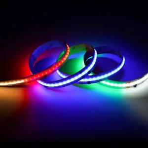 15mmRGBWC Five Color COB LED Strip Light WS2805 Addressable Programmable Effect 24V Remote Control 90CRI for Hotel Entertainment