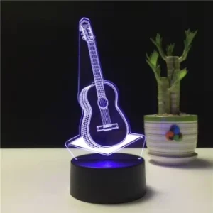 16-Color RGB LED Acrylic 3D Illusion DIY Table Lamp Night Light