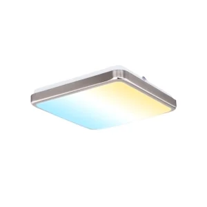 16 Inch 3 CCT LED Modern Steel Square Ceiling Light AC