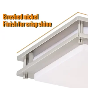 16 Inch Square LED Ceiling Light ETL Dimmable CCT